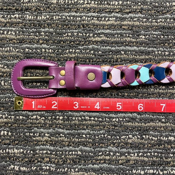 MULTICOLOURED WOVEN BELT - Picture 4 of 4